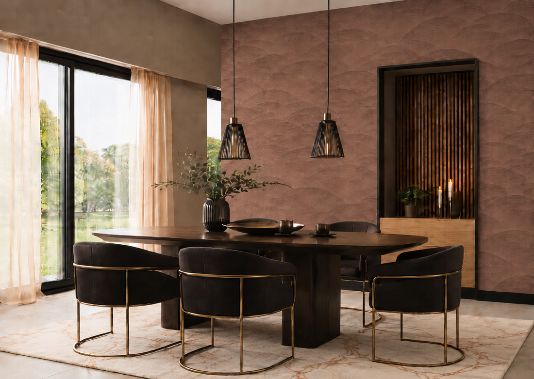 Erismann Fashion For Walls 4 10372-48 brown geometric arc wallpaper