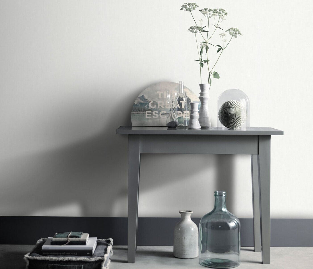 Erismann Fashion For Walls 4 10376-01 white linen-look non-woven wallpaper