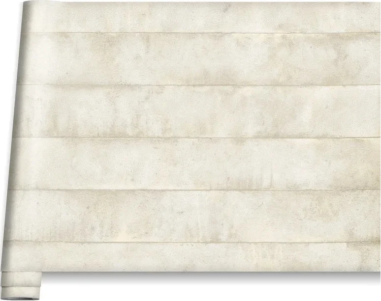 Marburg Avalon 31617 wallpaper with soft plaster-look vertical stripes in warm cream beige.