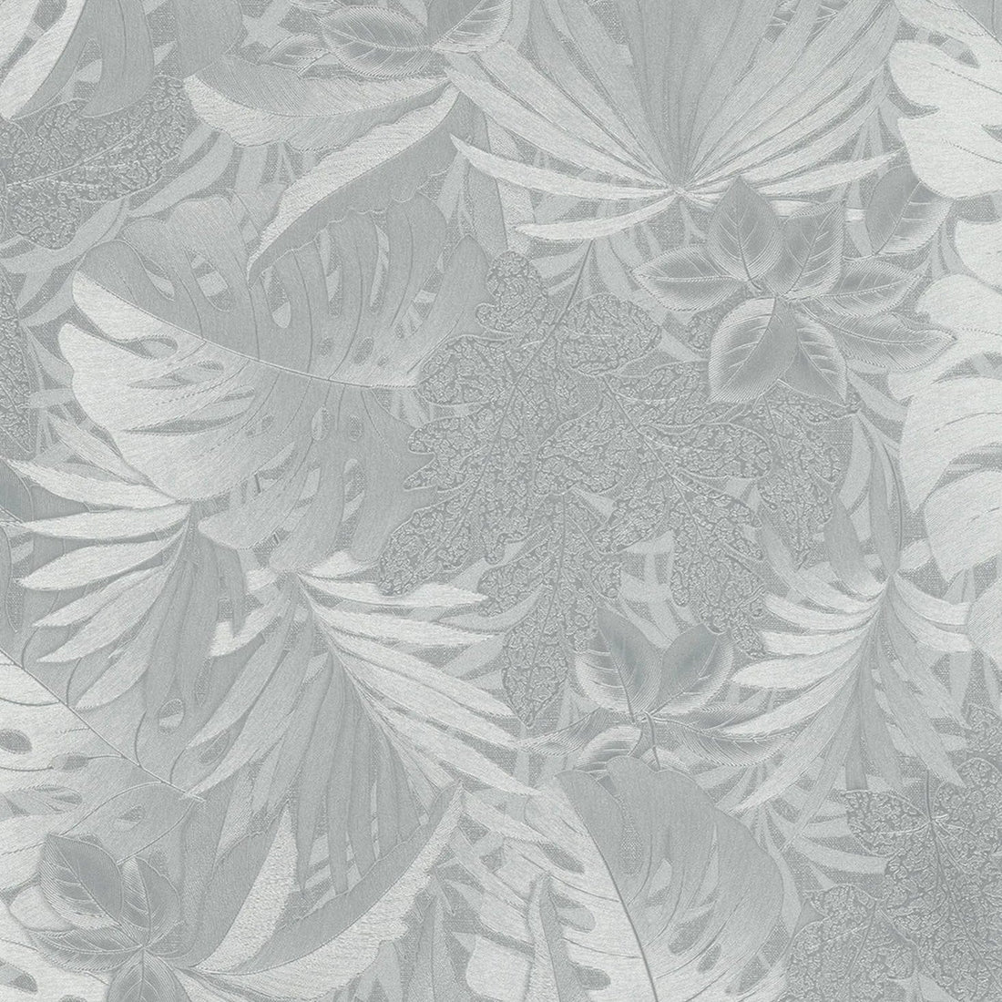 Marburg Botanica 33301 silver grey leafy botanical wallpaper