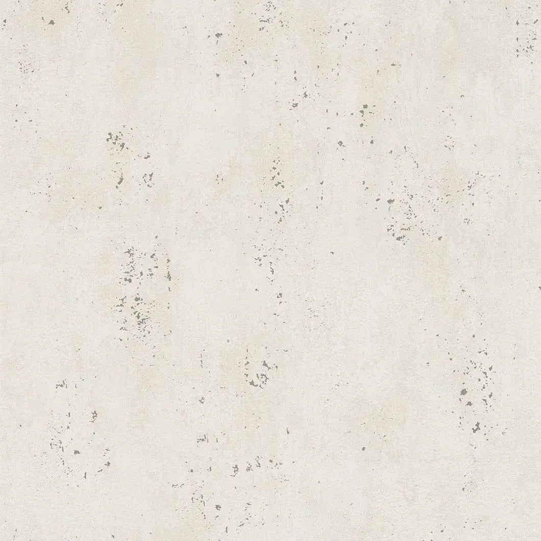 Marburg City Glam 32613 plaster-look cream wallpaper with subtle grey speckles