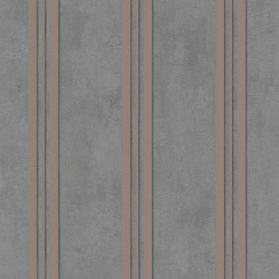 Marburg City Glam 32637 grey vertical stripe wallpaper with plaster-like texture and warm taupe accents