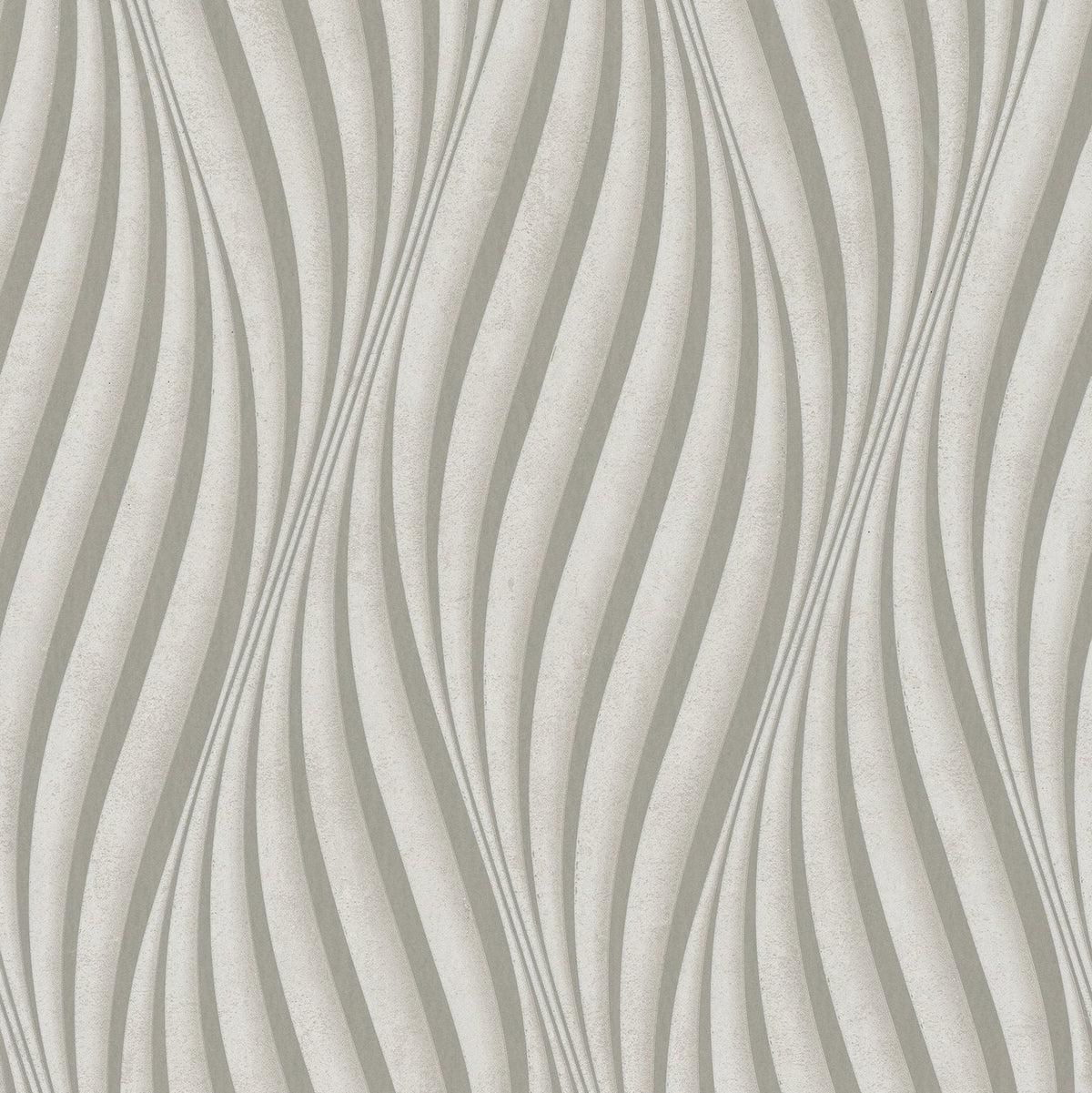 Marburg City Glow 34259 greige wave stripe wallpaper with undulating vertical bands