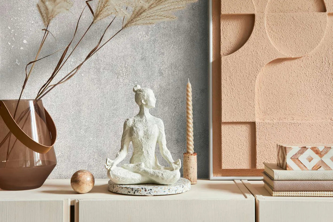 Marburg City Glow 34281 light grey concrete-look wallpaper