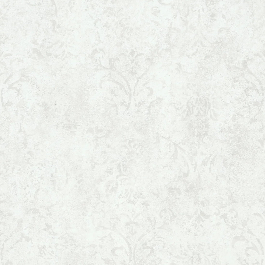 Marburg City Glow 34290 wallpaper in soft white with a subtle ornamental concrete effect.