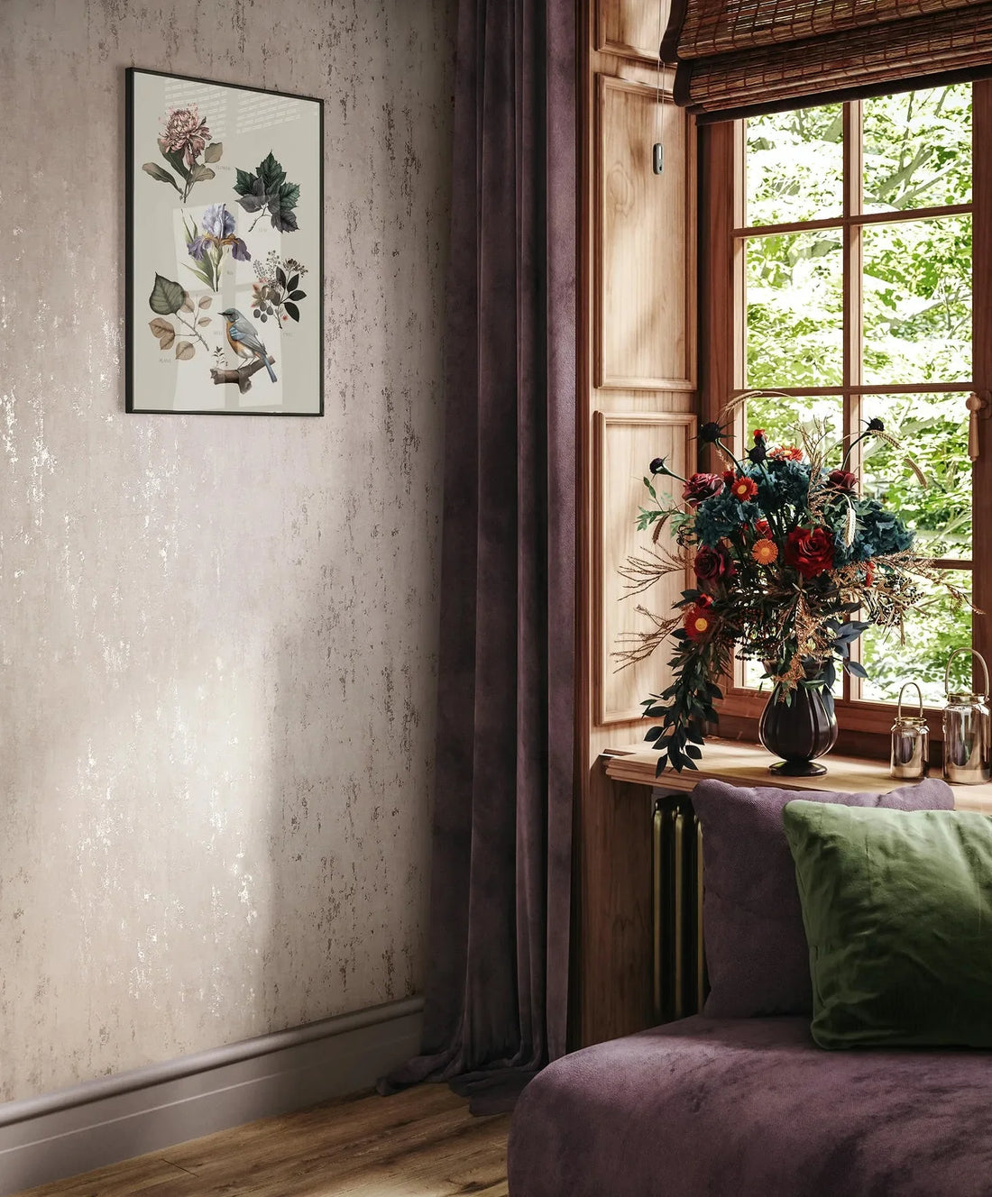 Marburg City Romance 35125 light grey concrete-look plaster texture wallpaper