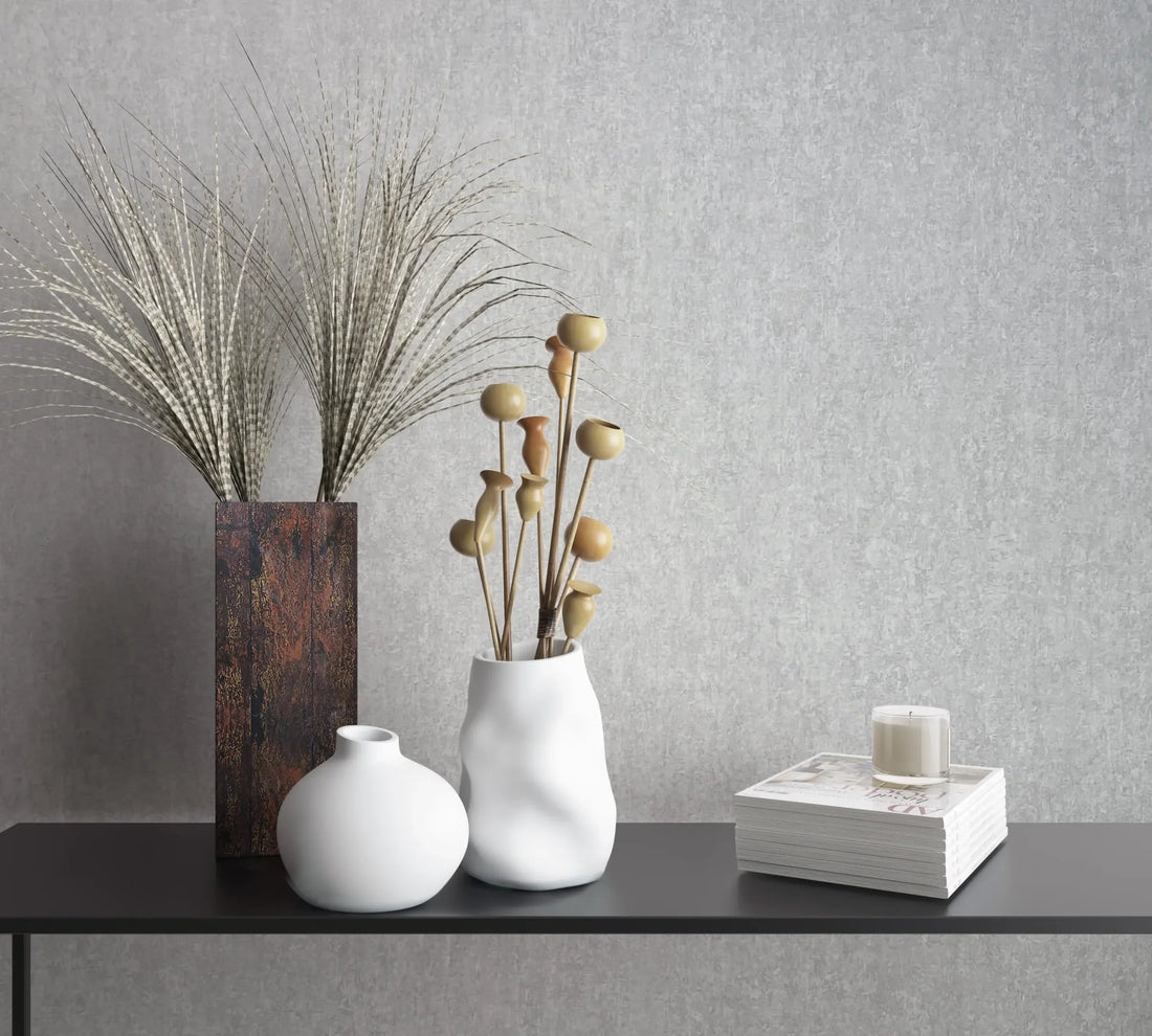 Marburg City Romance 35137 grey concrete-look non-woven wallpaper