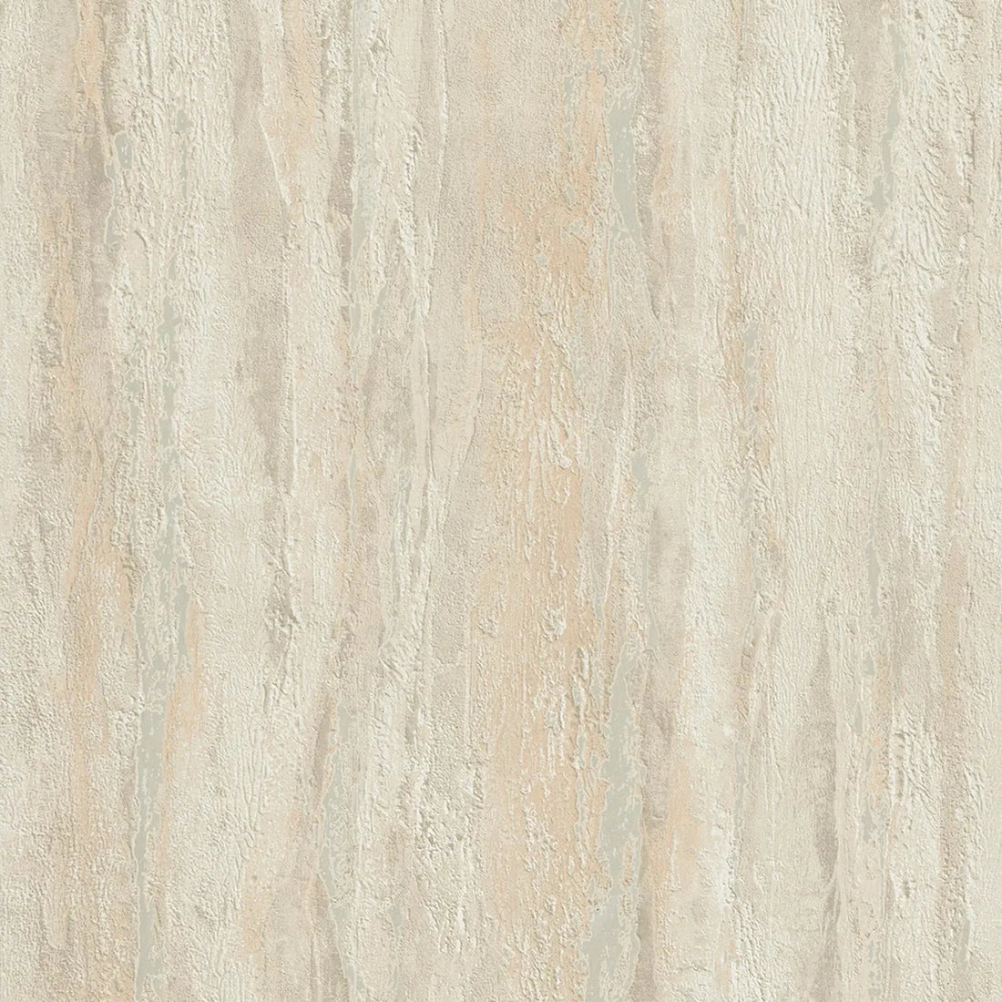 Marburg City Romance 35154 beige plaster-look textured wallpaper with soft vertical movement.