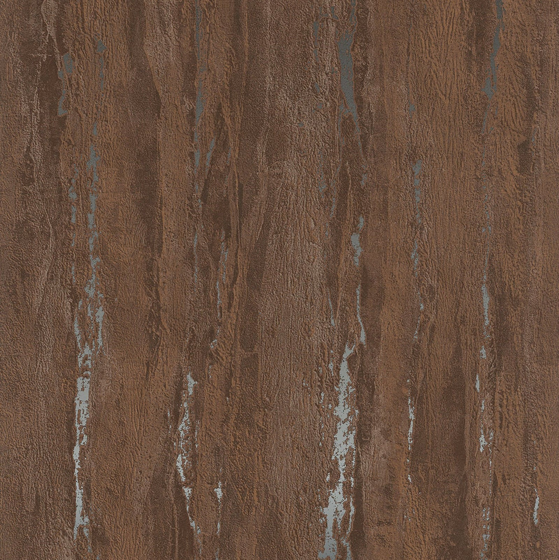 Marburg City Romance 35166 warm brown plaster-look textured wallpaper with vertical striations