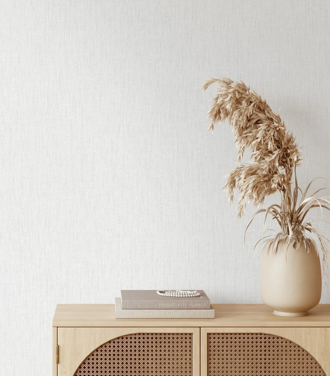 Marburg Heritage 47611 light grey geometric diamond wallpaper with a subtle fabric-effect texture