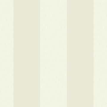 Marburg Heritage 47633 wallpaper with wide beige and green vertical stripes and a soft linen-like texture.