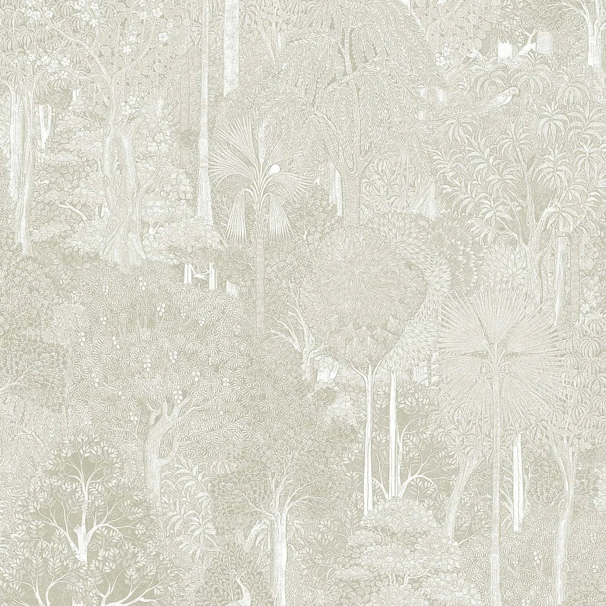 Marburg Heritage 47649 beige scenic toile forest wallpaper