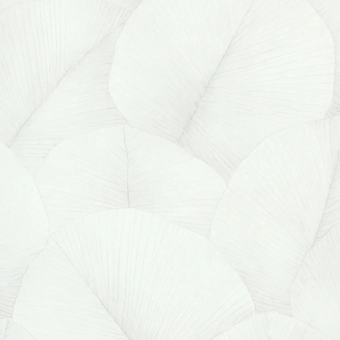 Marburg Kumano 34507 white botanical leaf wallpaper close-up