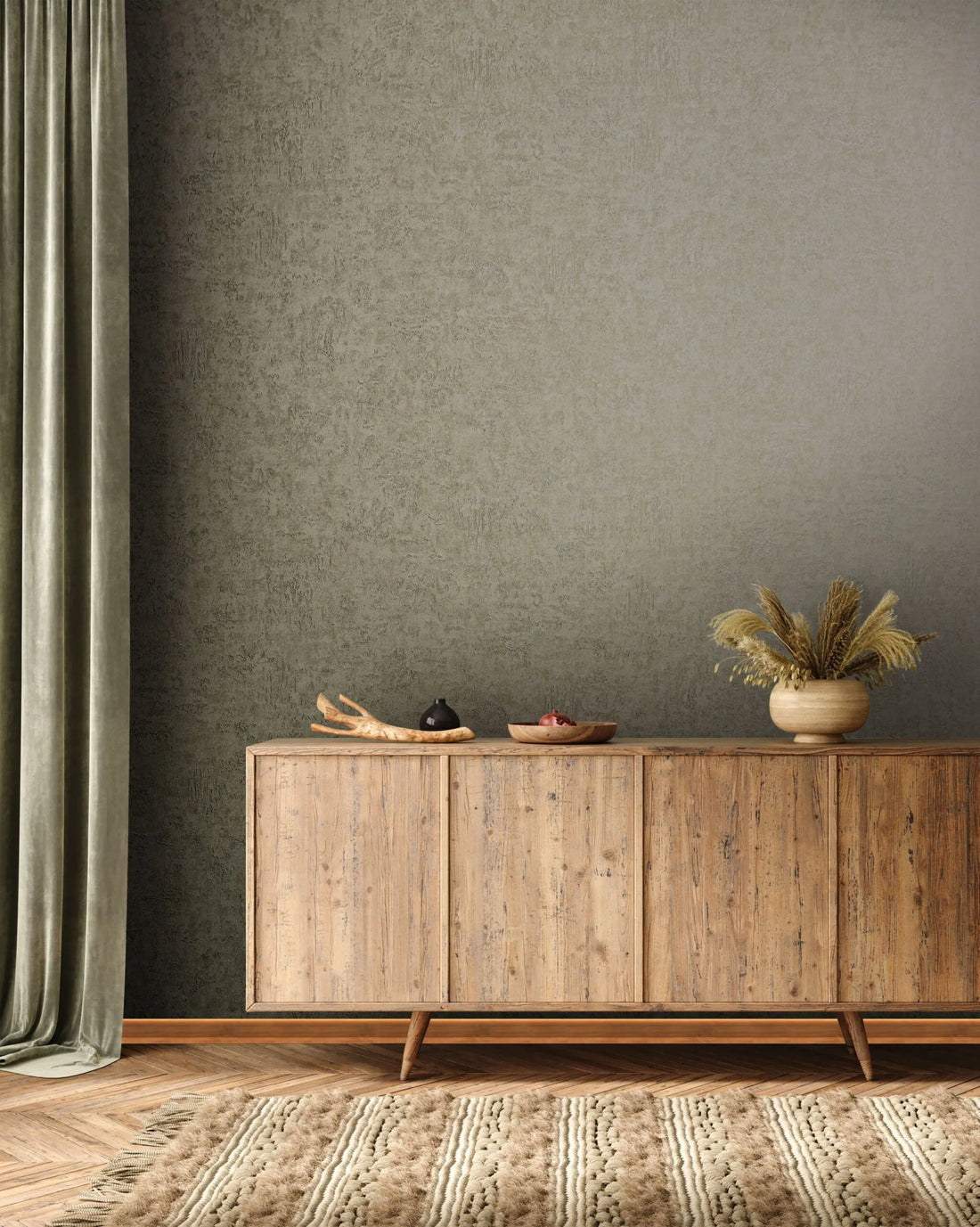 Marburg Kumano 34522 textured plaster-look beige wallpaper