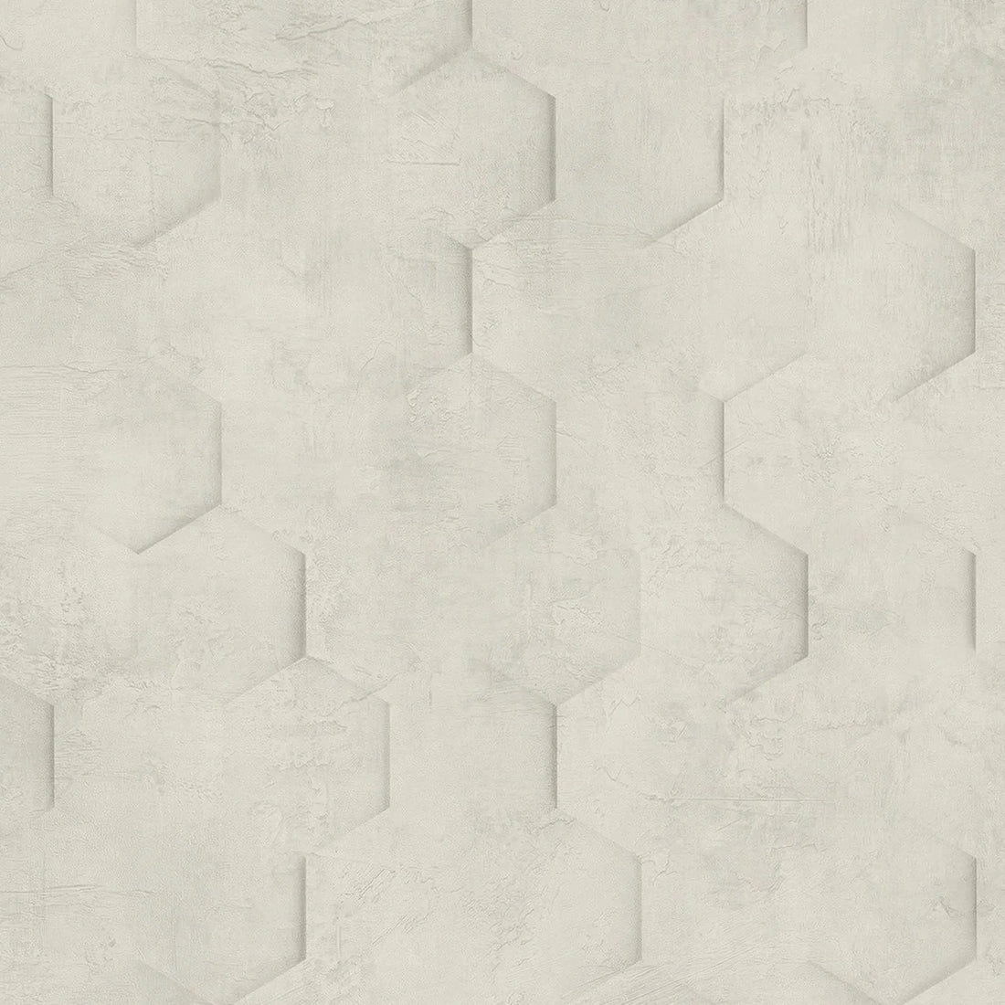 Marburg Loft Superior 34158 light cool beige hexagon geometric plaster-like wallpaper