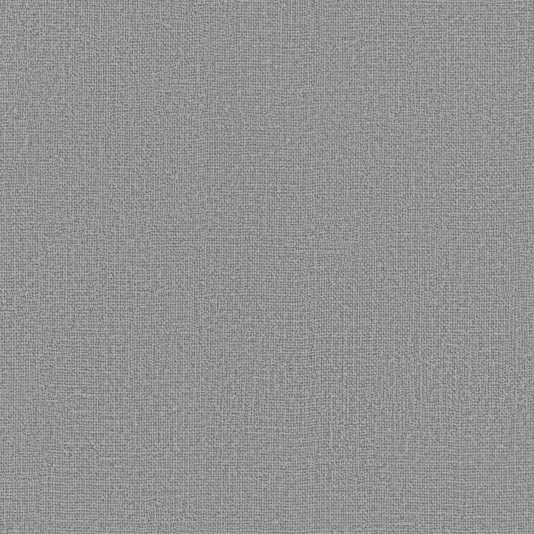 Marburg Loft Superior 34174 Gray textured wallpaper behind a cushioned lounge chair with two large dark vases and a small pot holding dried grasses on a wood floor, with windowlight shadows on the wall.