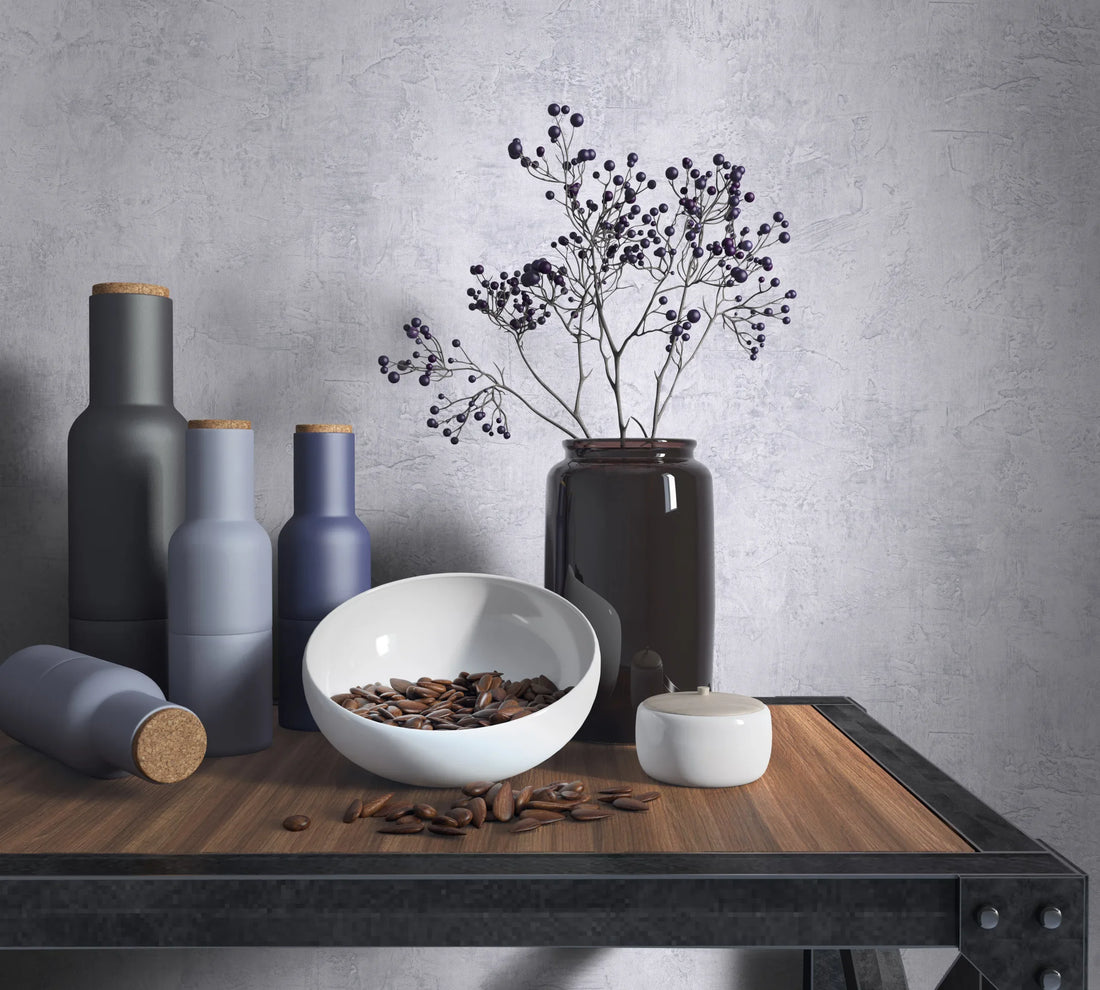 Marburg Loft Superior 34187 wallpaper in light grey with a soft plaster texture