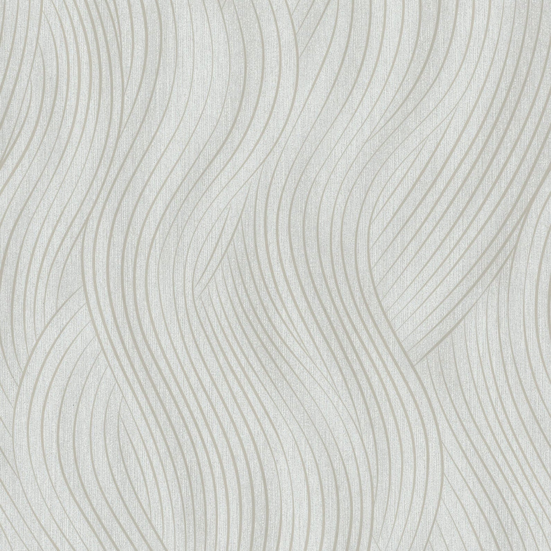 Marburg Mona 82475 soft white wallpaper with beige wavy vertical stripe pattern