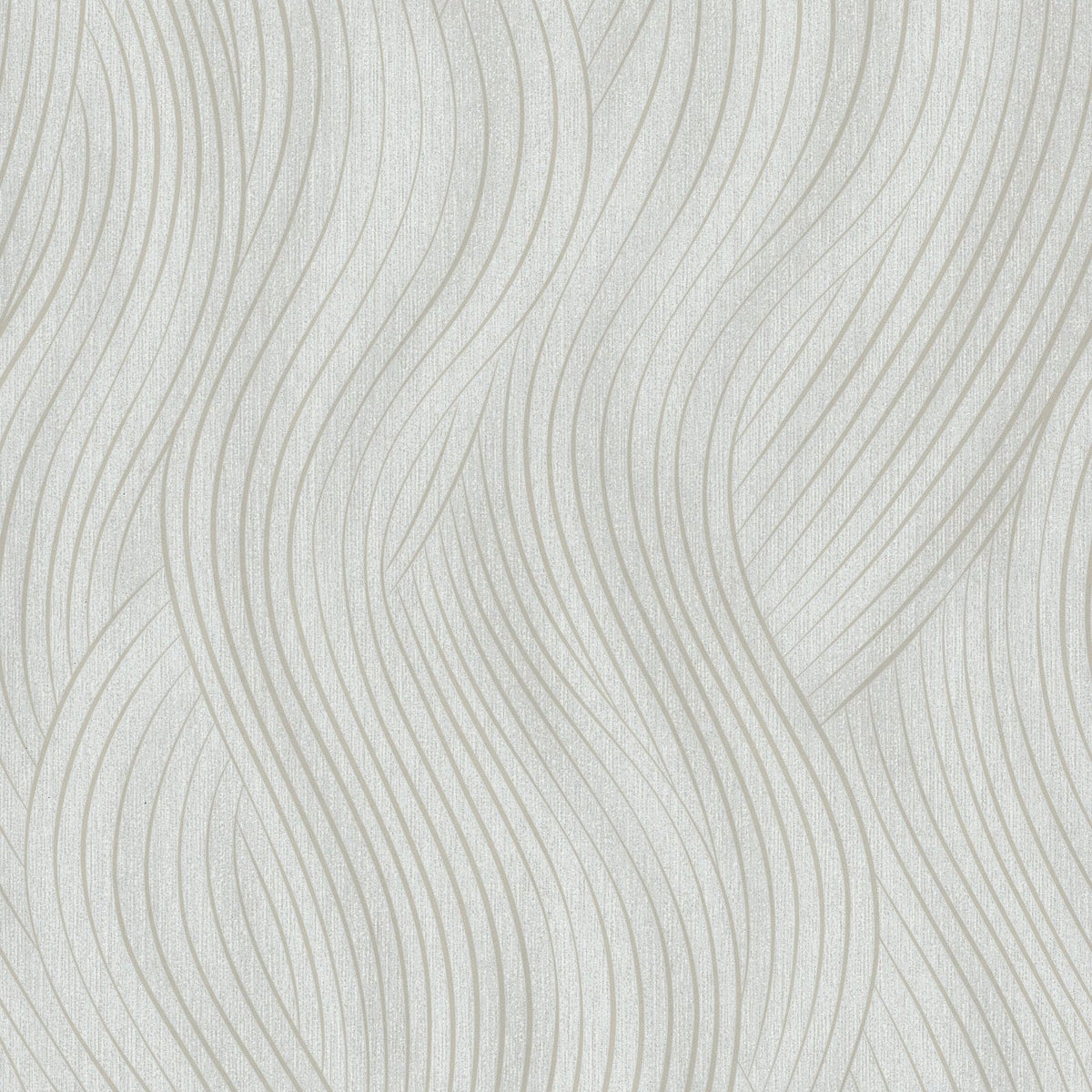Marburg Mona 82475 soft white wallpaper with beige wavy vertical stripe pattern