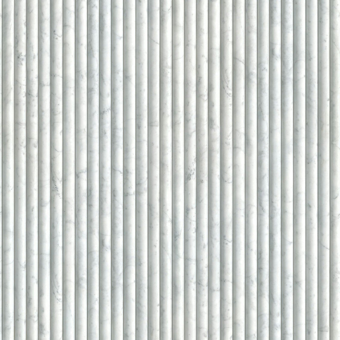 Marburg Mona 89005 wall mural with soft white and light grey vertical marble-effect stripes.