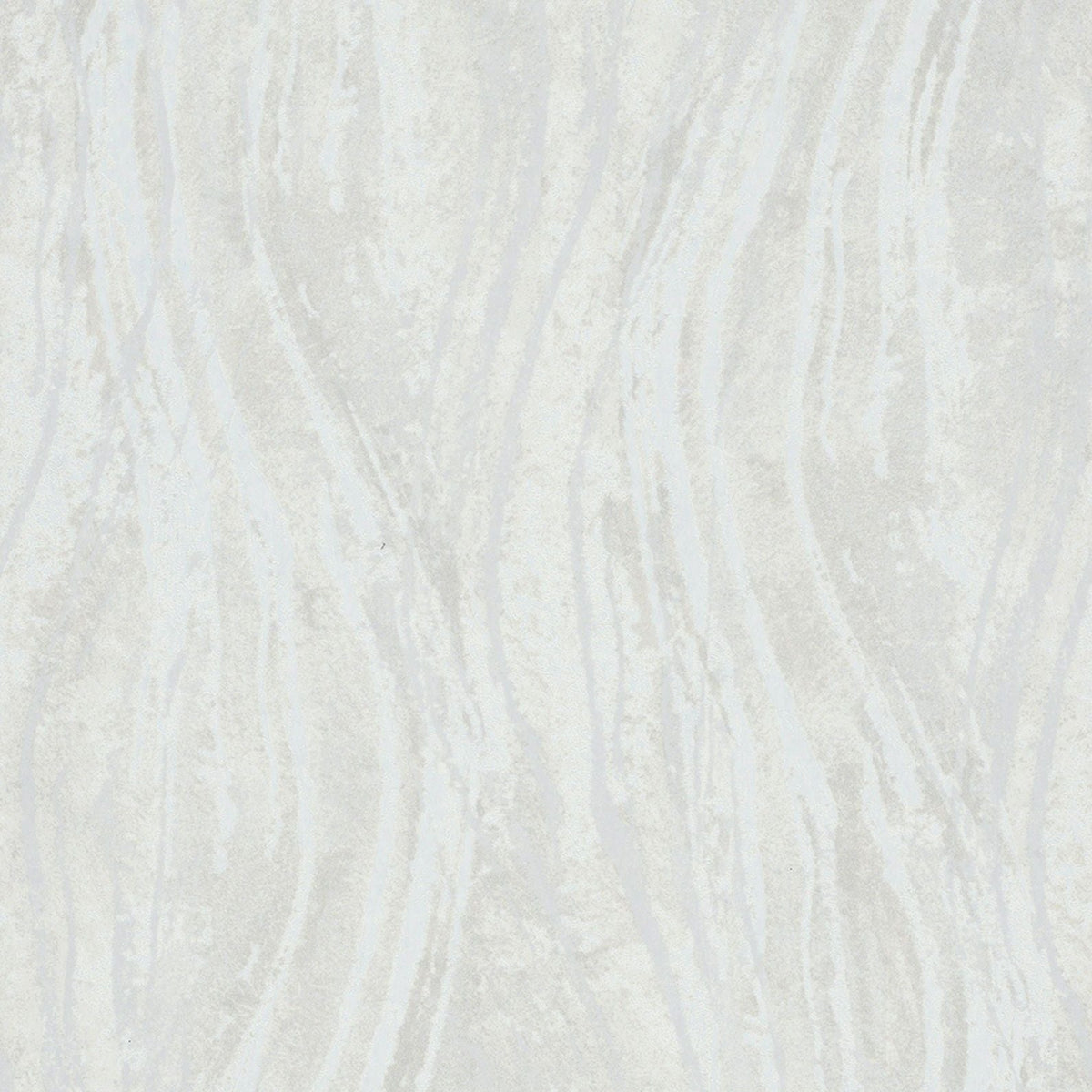 Marburg Naomi 82497 wallpaper with soft abstract waves over a light grey and white plaster effect.