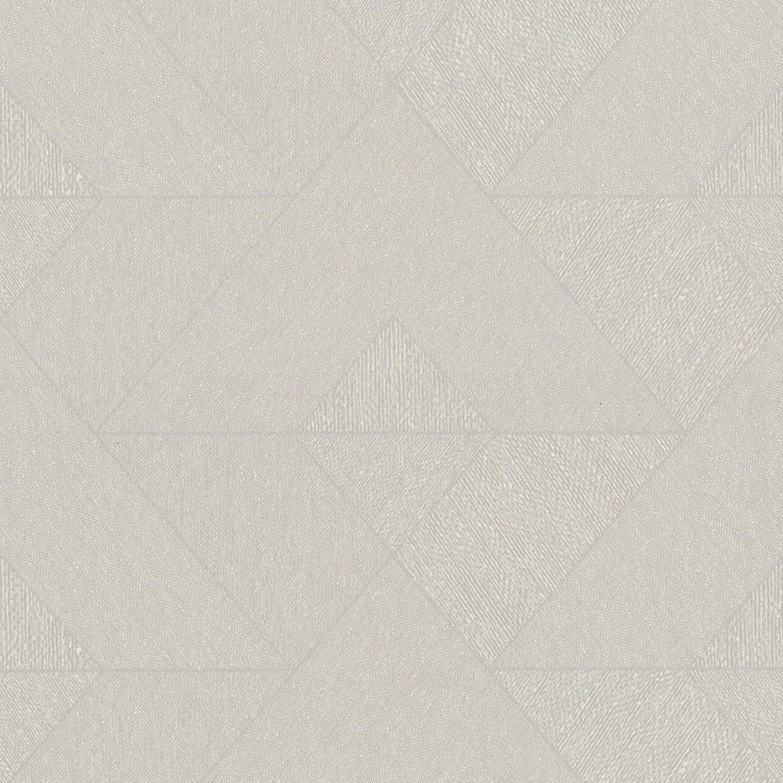 Marburg Naomi 82546 geometric beige wallpaper close-up with tonal polygonal blocks and fabric-effect texture