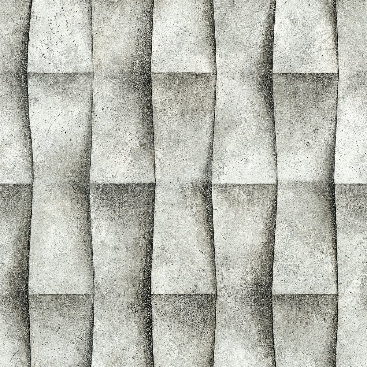 Marburg Novamur Mona 81651 light grey 3D geometric stone-effect wallpaper