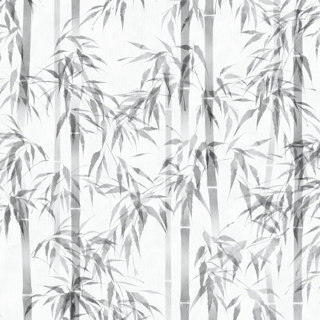 Marburg Novamur Mona 81673 bamboo wallpaper in grey on white