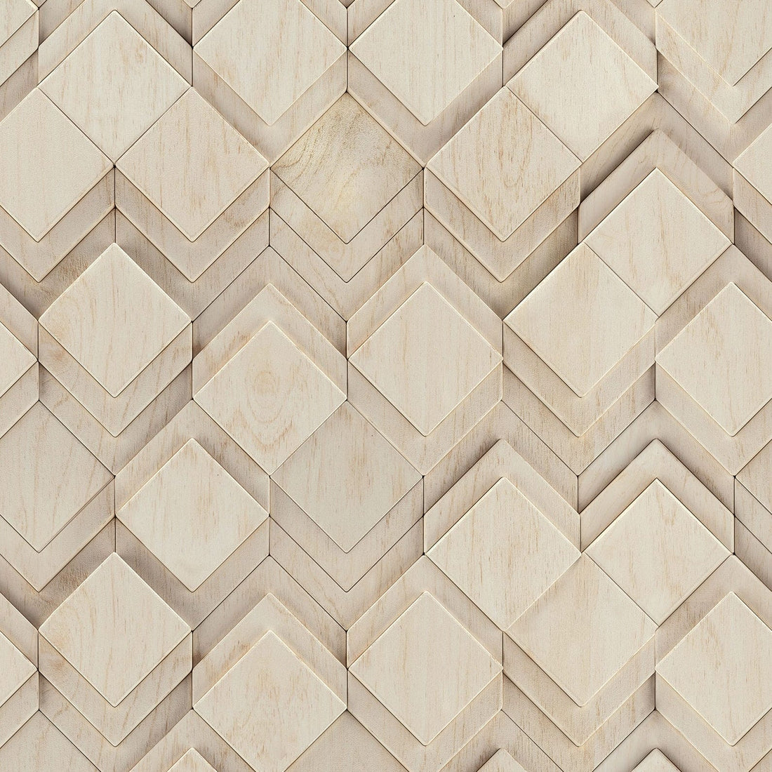 Marburg Novamur Mona 81677 beige geometric wallpaper with 3D diamond optics