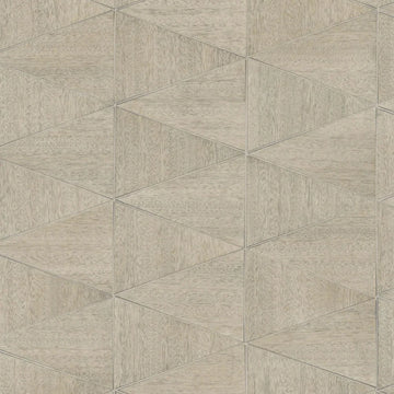 Marburg Travertino 33359 geometric diamond pattern wallpaper in warm taupe with stone-look texture.
