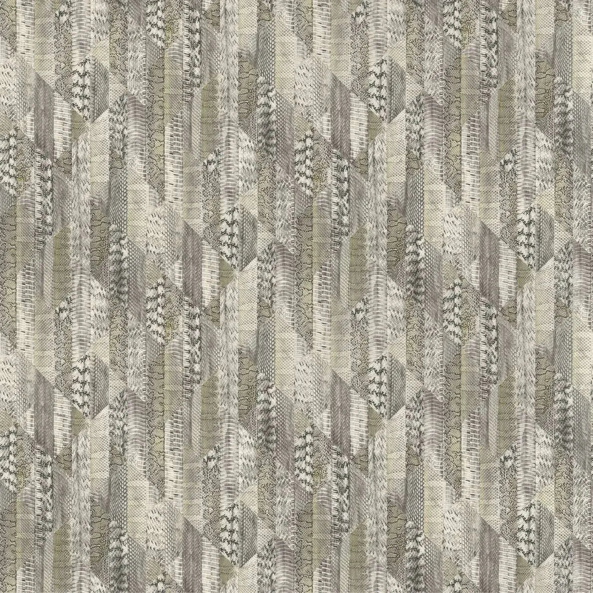 Closeup of a wallpaper showing its Gold, Luxury, Neutrals, Stripes, Textures, Vinyl pattern, color, and subtle texture.