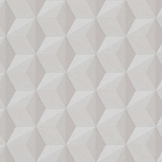 Closeup of a wallpaper showing its Contemporary, Geometric, Grey, Mono, Neutrals pattern, color, and texture.