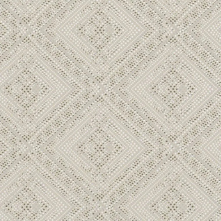 Closeup of a wallpaper showing its Contemporary, Geometric, Neutrals pattern, color, and texture.