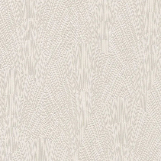 Closeup of a wallpaper showing its Contemporary, Neutrals, Two-tone pattern, color, and texture.