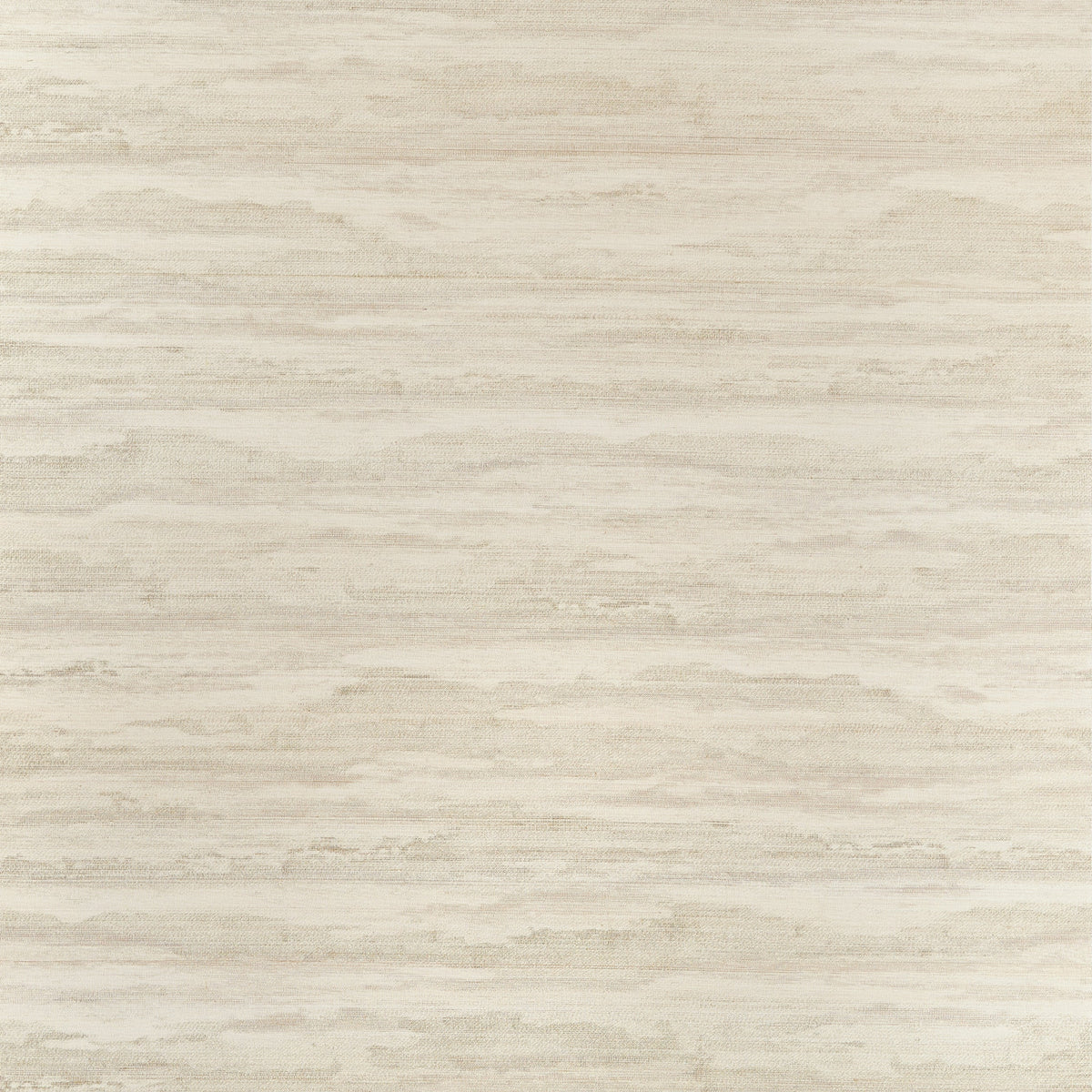 Thibaut Overlook T24408 beige abstract grasscloth wallpaper with soft horizontal movement.