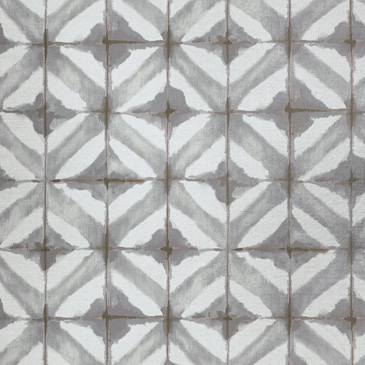 Thibaut Water Blocks Grey T24445 sisal geometric lattice wallpaper with soft grey blocks and subtle metallic sheen